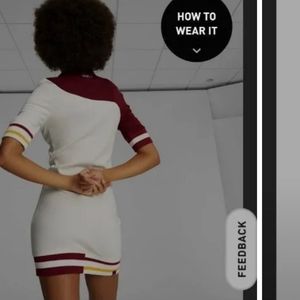 PUMA NWT THE YARD WAL ZIPPER FRONT DRESS